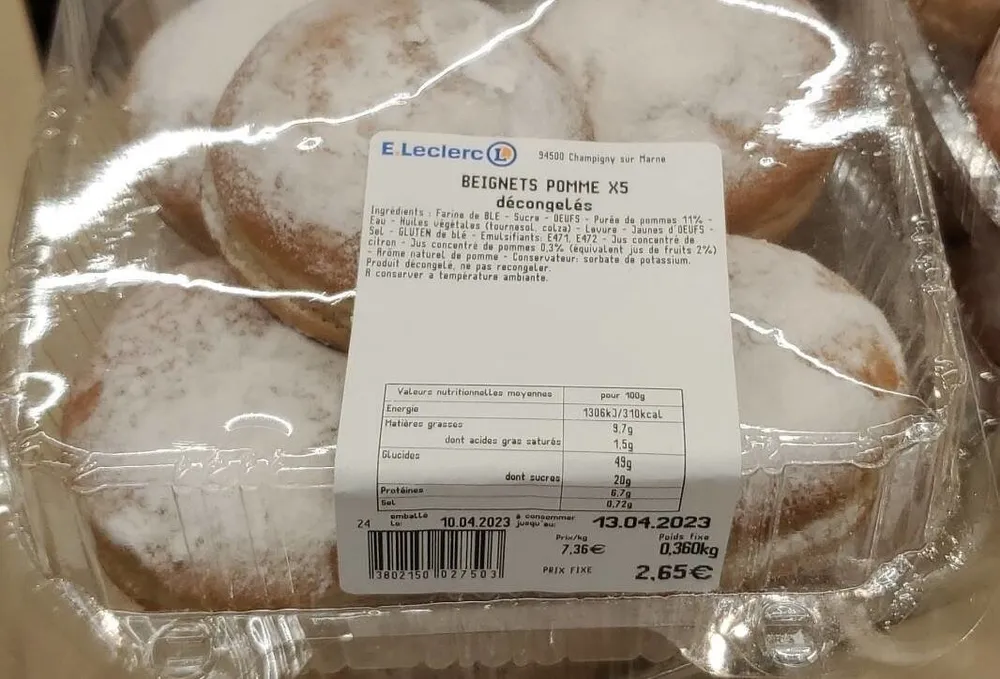 Beignets aux pommes