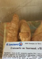 Croissants au tournesol