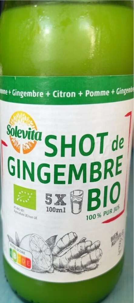 Shot gingembre bio