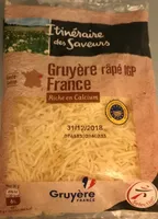 Gruyère râpé IGP France