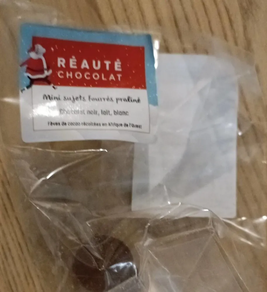Mini sujets fourrés praliné