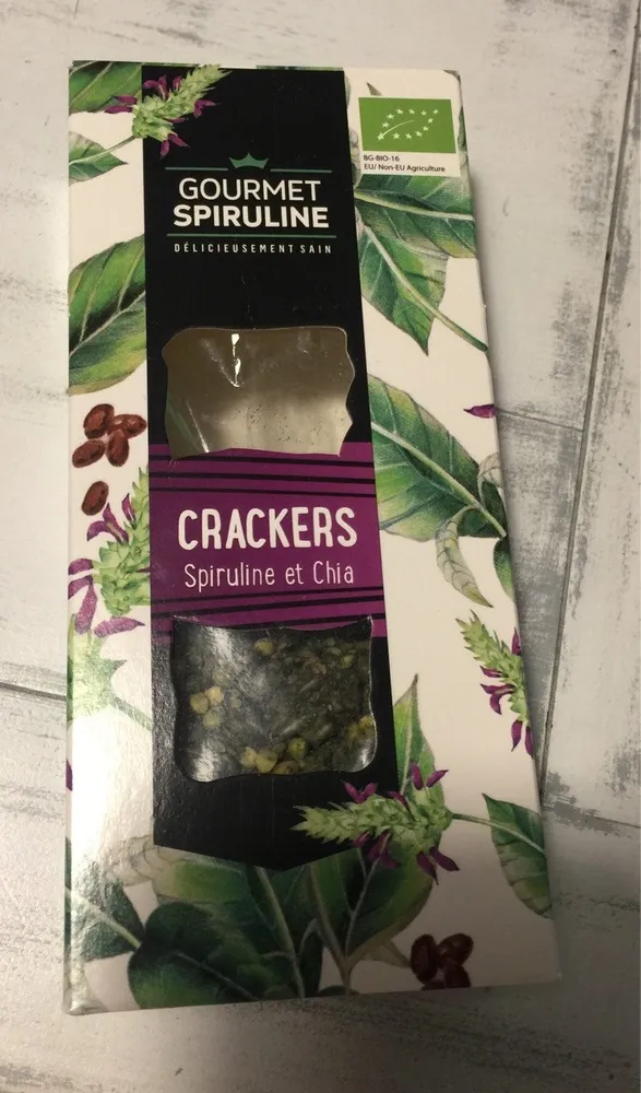 CRACKERS Spiruline et Chia
