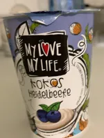 Kokos Dessert fermentato al cocco, al mirtillo nero biologico