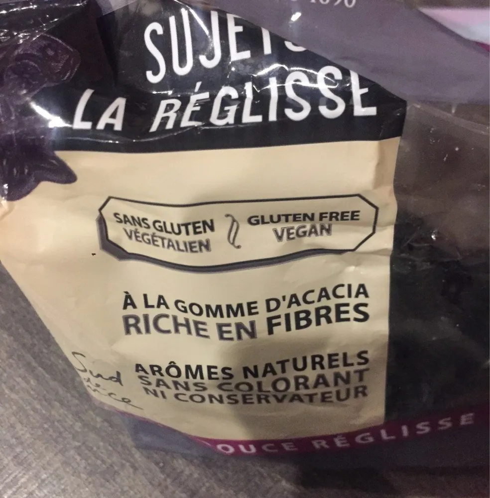 Sujets à la Réglisse