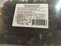 Cubes de melon tricolores