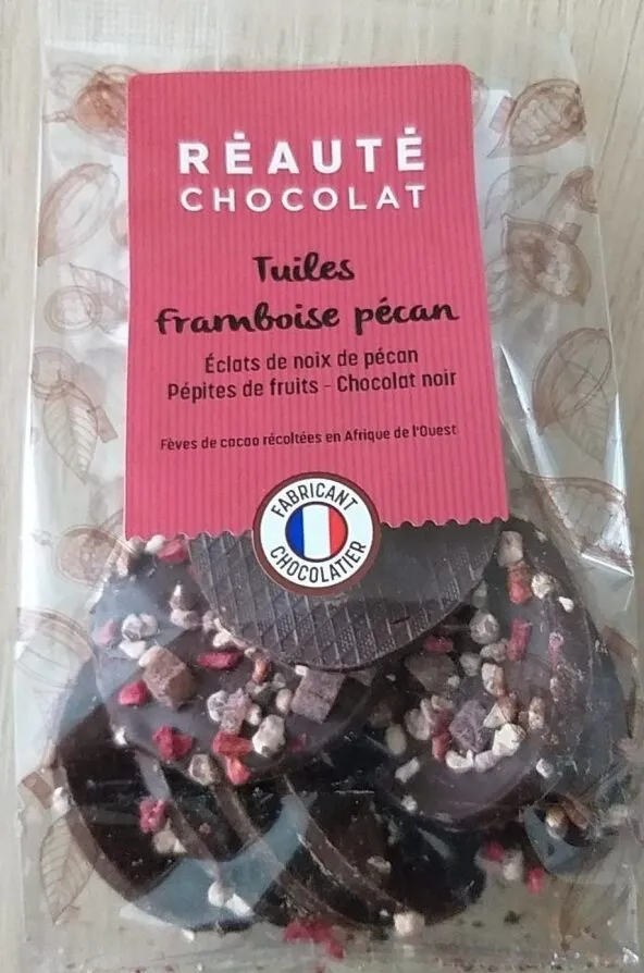 Tuiles framboise pécan