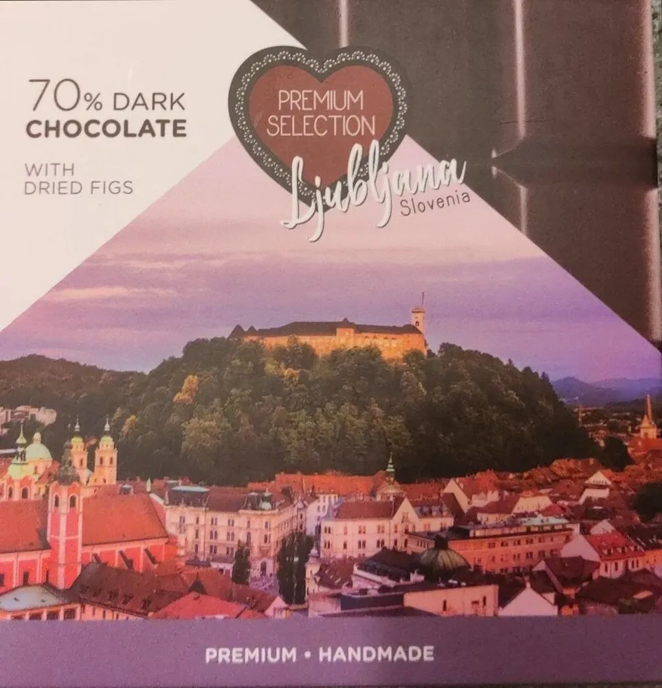 70% dark chocolate with dried figs
