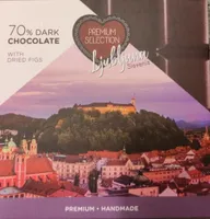 70% dark chocolate with dried figs