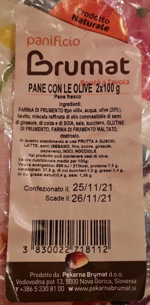 pane alle olive