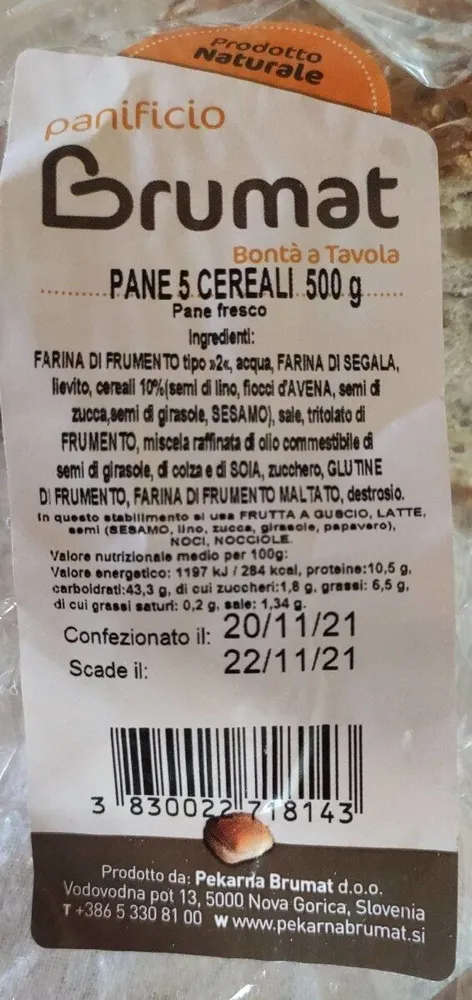 Pane 5 Cereali