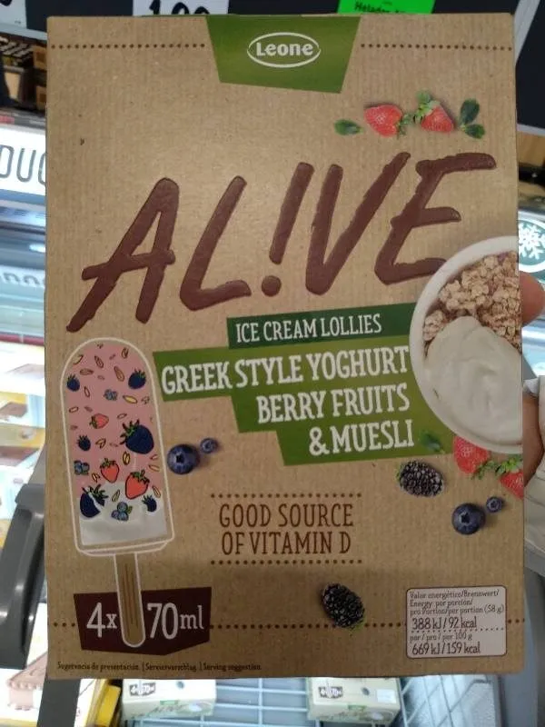 Alive Ice cream Lollies