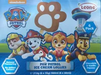 Paw patrol ice cream lollie
