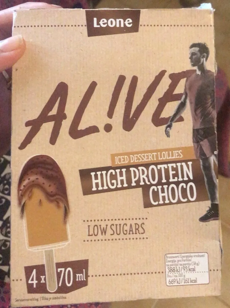Alive High Protein Choco Ice Cream Lollies