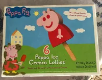 Peppa pig cream lollies