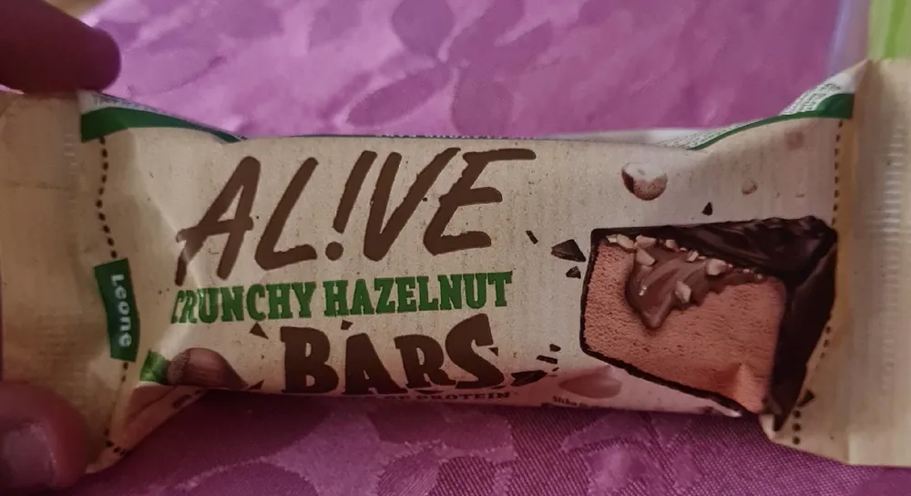 Alive crunchy hazelnut bars