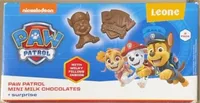 Paw patrol mini milk chocolates