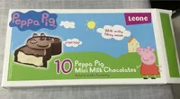Peppa pig mini milk choccolates