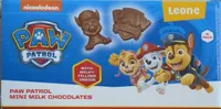 Mini milk chocolates paw patrol