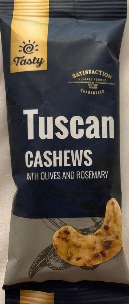 Tuscan cashews with olives and rosemary