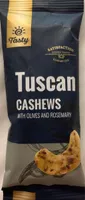 Tuscan cashews with olives and rosemary