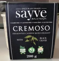 Cremoso with black olives