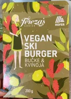 Veganski burger bučke & kvinoja