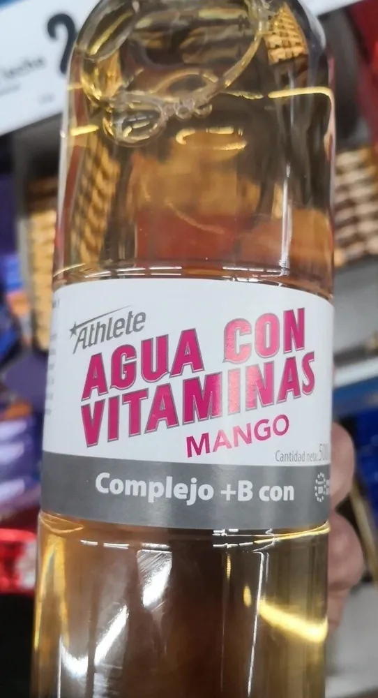 Agua con vitaminas mango
