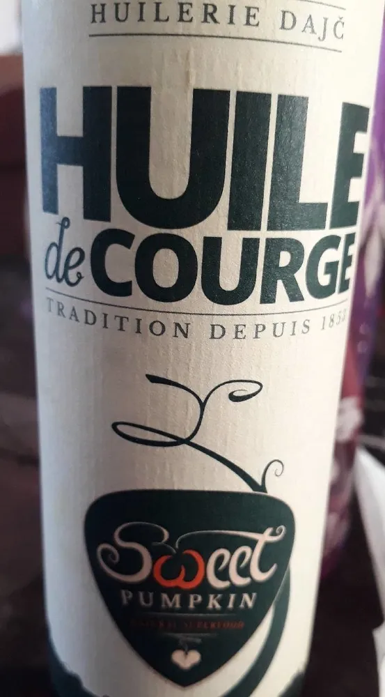 Huile de courge
