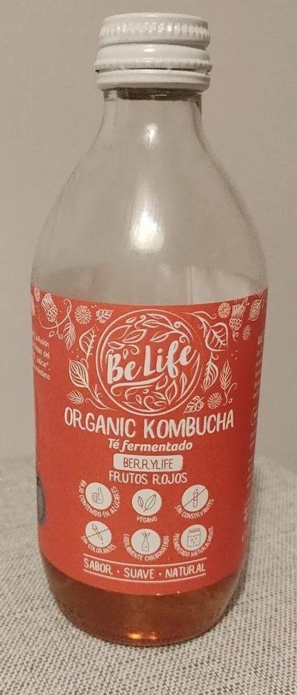 Organic Kombucha BerryLife Frutos Rojos