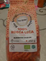 Bio brezglutenske testenine 100% RDEČA LEČA
