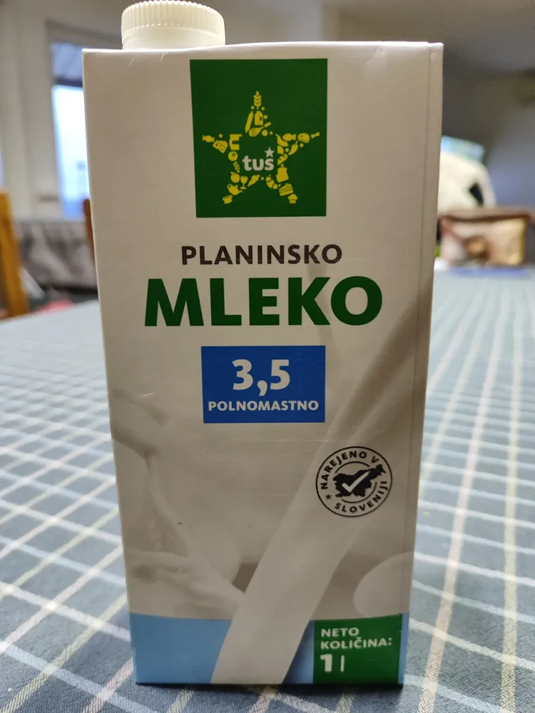 PLANINSKO MLEKO 3,5 POLNOMASTNO