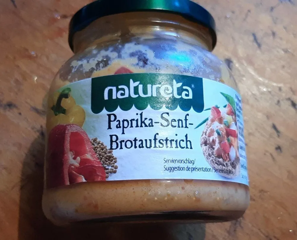 Paprika-Senf-Brotaufstrich