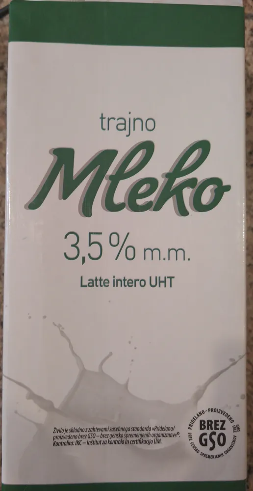Trajno Mleko 3.5%