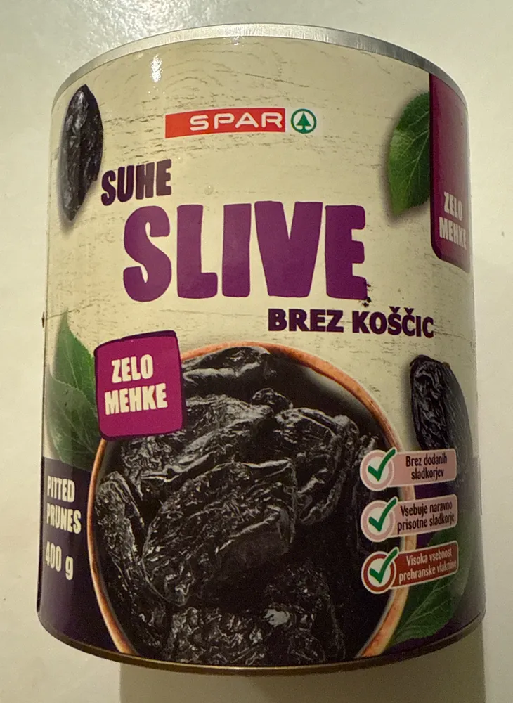 Prunes pitted