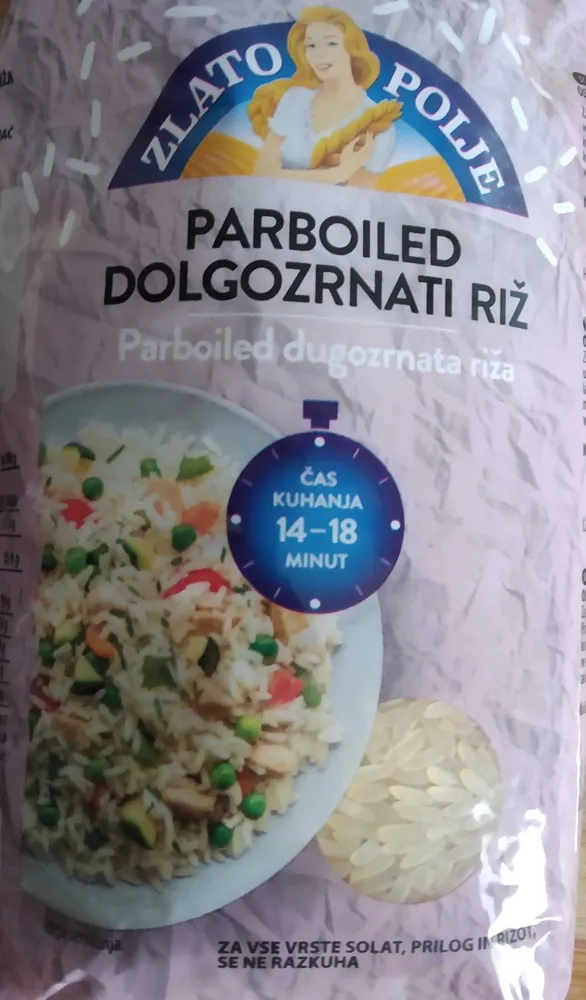 Paraboiled rice