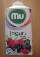 Tekoči sadni jogurt gozdni sadeži