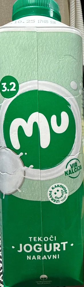 Tekoči Jogurt Naravni