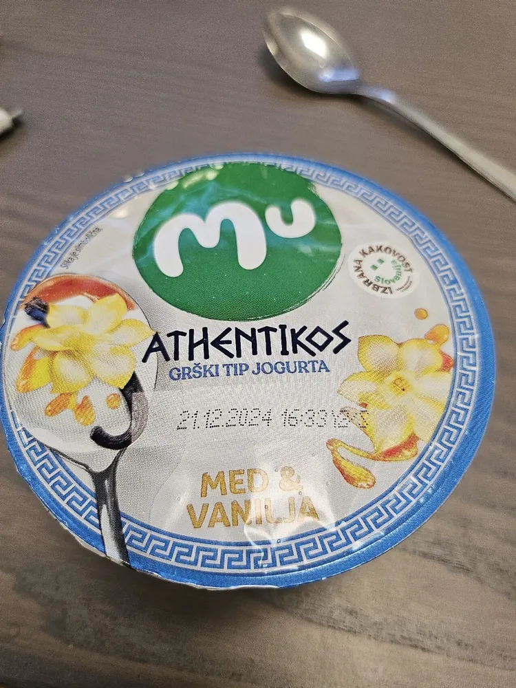 Greek Yogurt, Honey And Vanilla