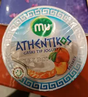 Mu Athentikos Greek style yoghurt - peach