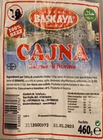 Cajna salame di bovino
