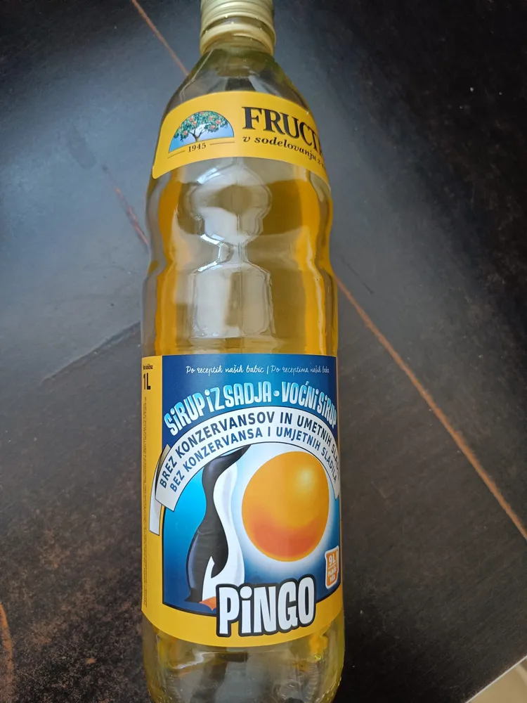 Pingo sirup iz sadja