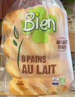 8 pains au lait frais bio