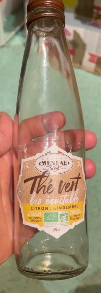 Thé Vert bio équitable citron gingembre