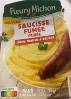 Saucisse fumée purée