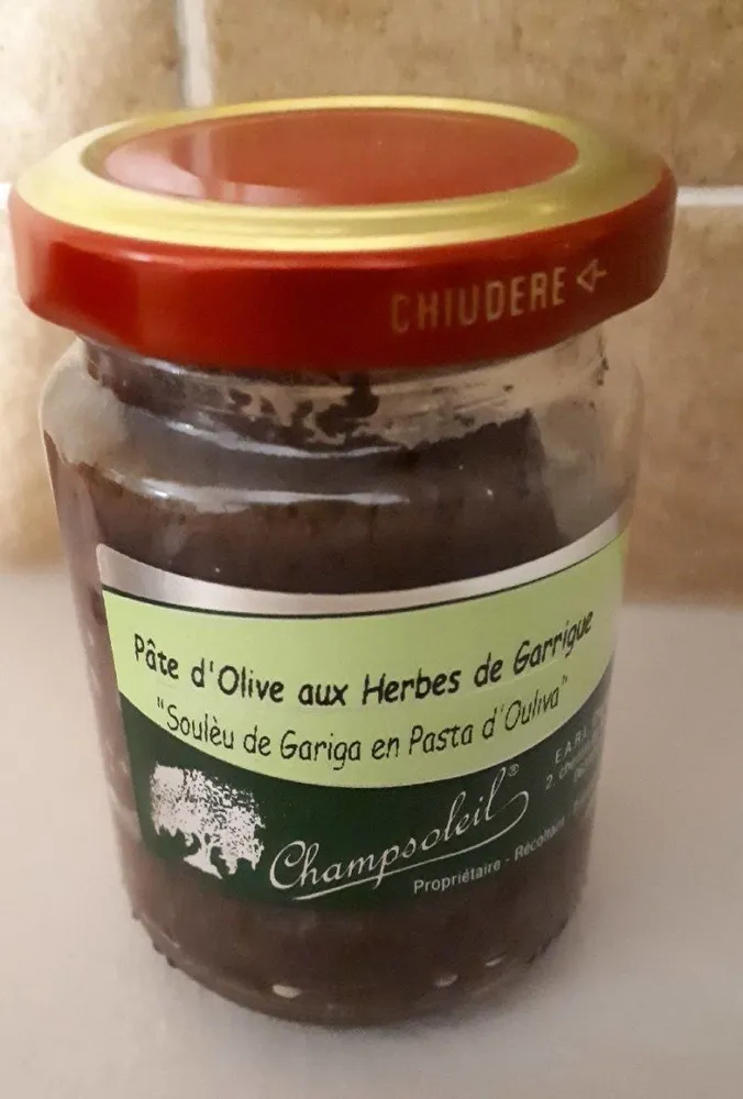 Pâte d'olive aux herbes de garrigue
