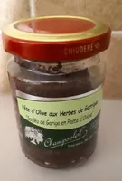 Pâte d'olive aux herbes de garrigue