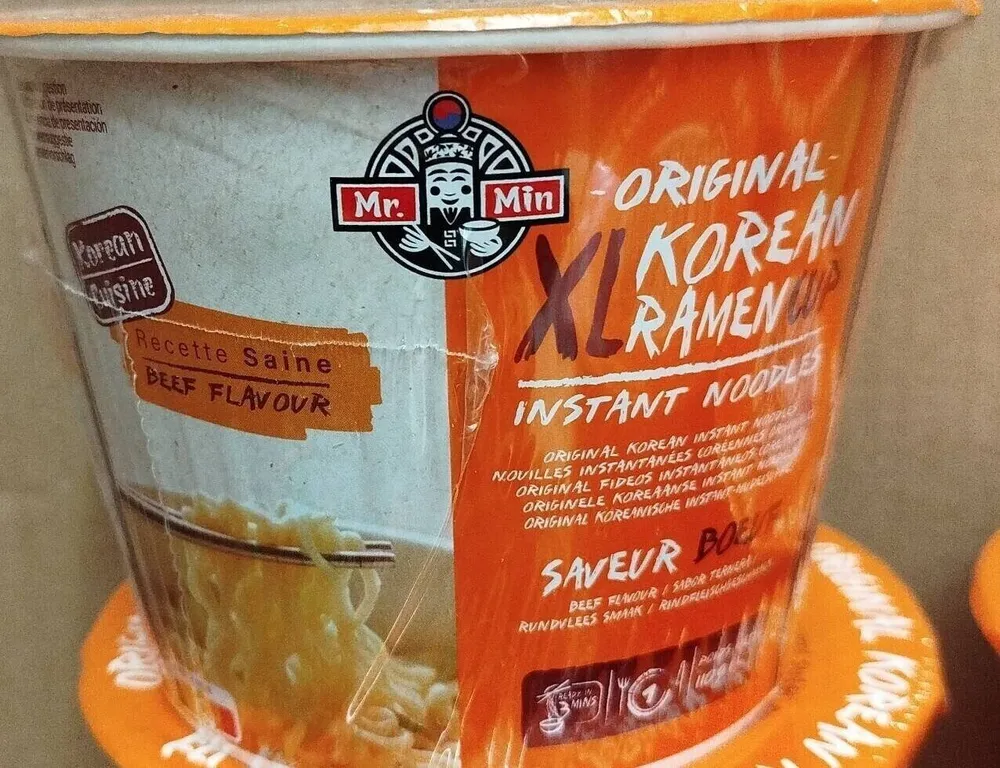 Original korean ramen XL cup saveur boeuf