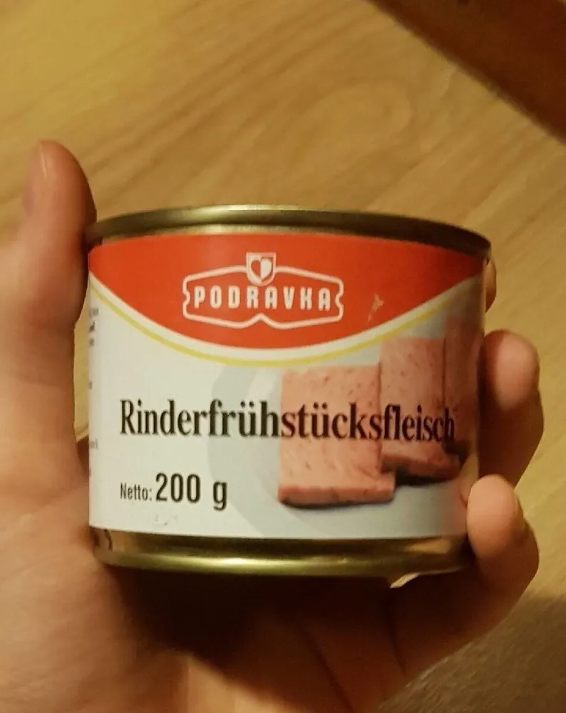 Rinderfrühstücksfleisch