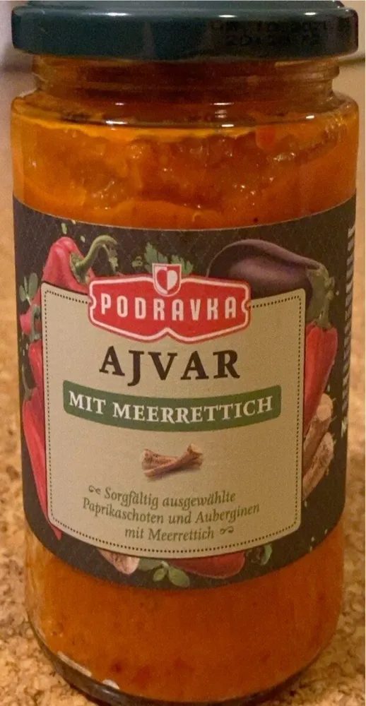Ajvar mit Meerrettich