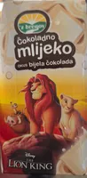 čokoladno mlijeko okus bijela čokolada